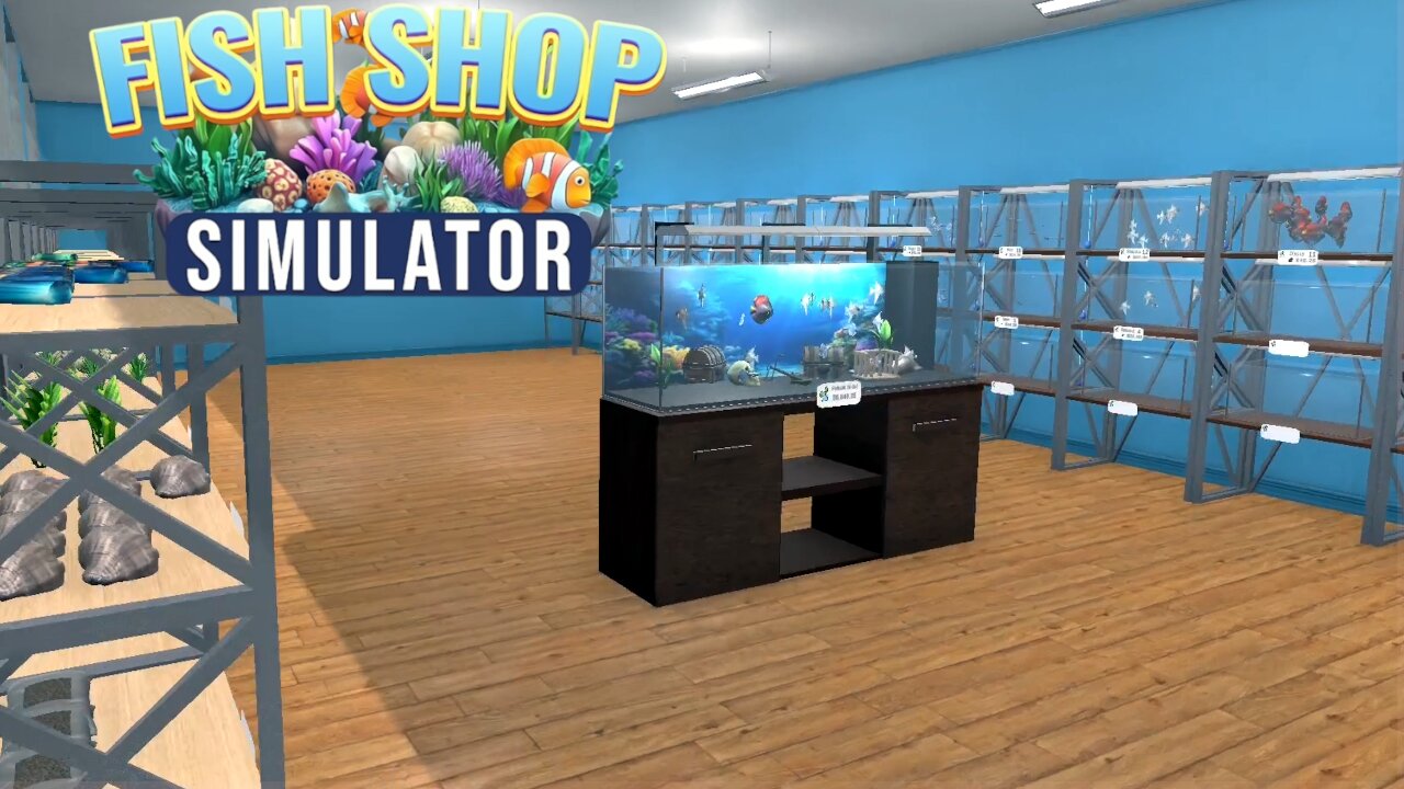 Lets Try To Save Our Fish Shop By Expanding The Fish & Decor We Offer! | Fish Shop Simulator–Ep4
