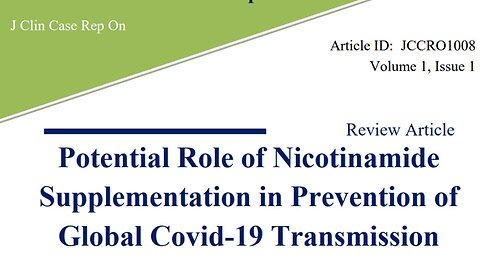 Nicotinamide, COVID and global transmission