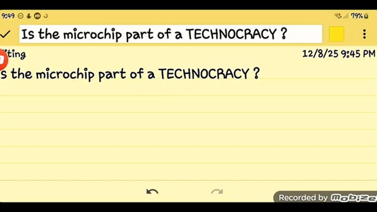 Is the microchip part of a TECHNOCRACY ? - GMS - Greatmillstone