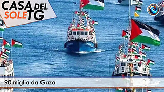 CasaDelSoleTG 01.10.25 - 90 miglia da Gaza