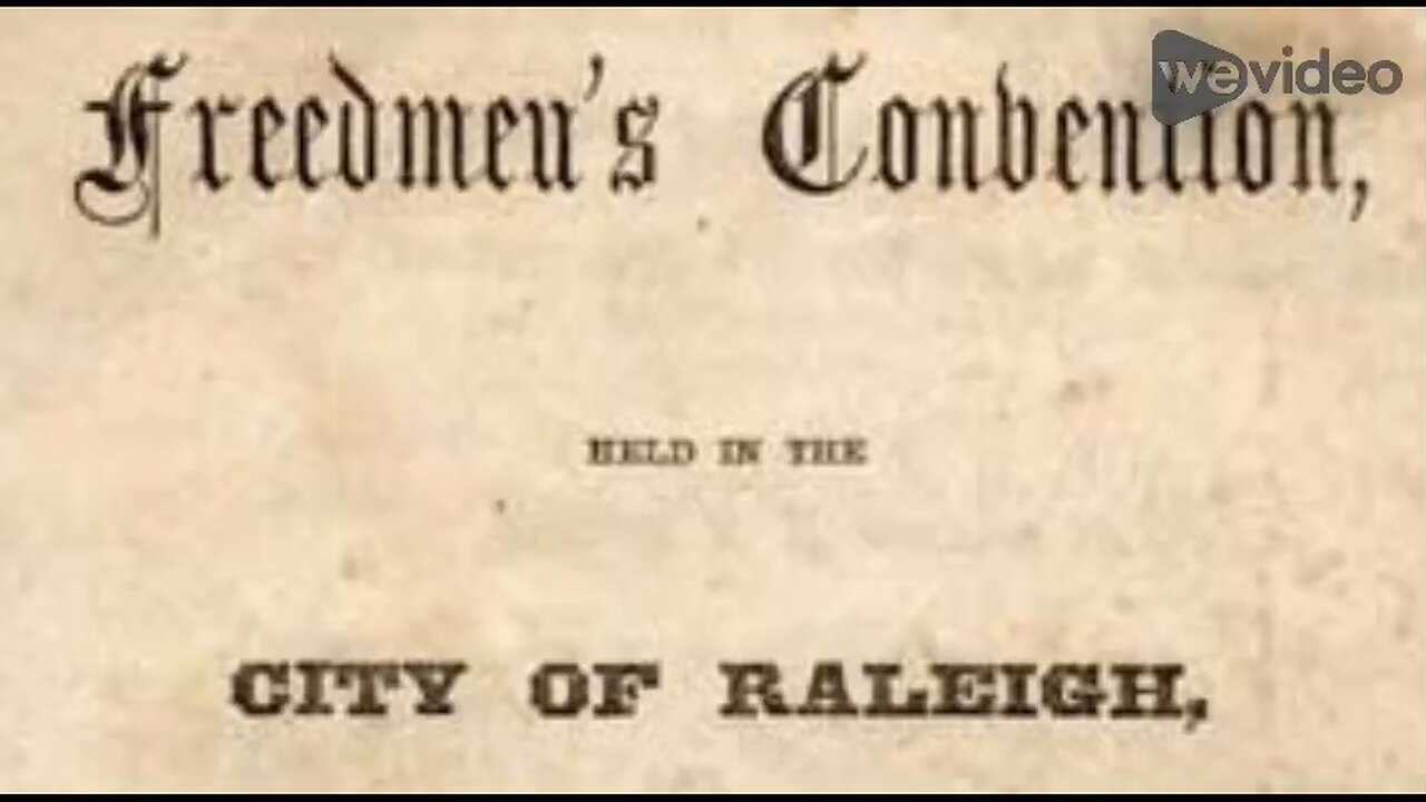 the nation's first Freedmen Convention