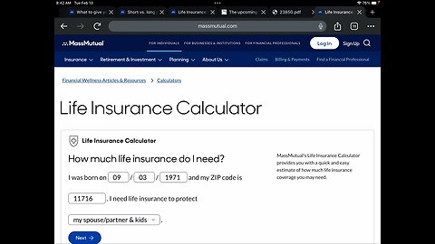 Calculate Your Life Insurance Needs