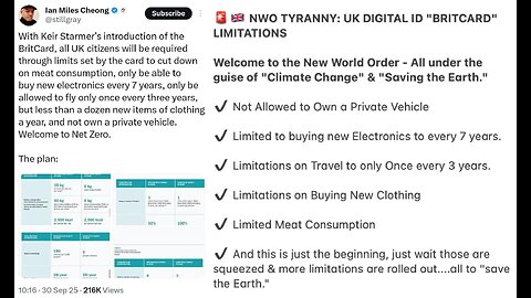 ‼️🇬🇧 The UK is F#CKED as Digital ID's Begin 
