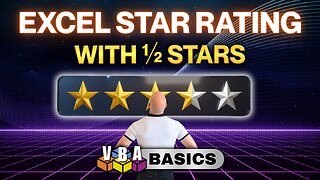 How To Build a Clickable Star Rating System in Excel