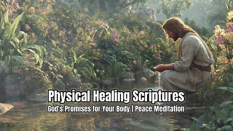 Physical Healing Scriptures - God's Promises for Your Body | Peace Meditation #dailybibleinspiration