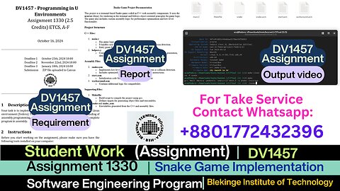 Client Work (Assignment)|DV1457 Unix Environment Programming Challenge |Blekinge IT Project