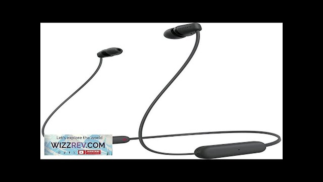 Sony WI-C100 Wireless in-Ear Bluetooth Headphones with Built-in Microphone Black Review