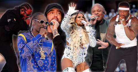 Dr. Dre, Snoop Dogg, Eminem, Mary J. Blige, Kendrick Lamar & 50 Cent FULL Pepsi SB LVI Halftime Show