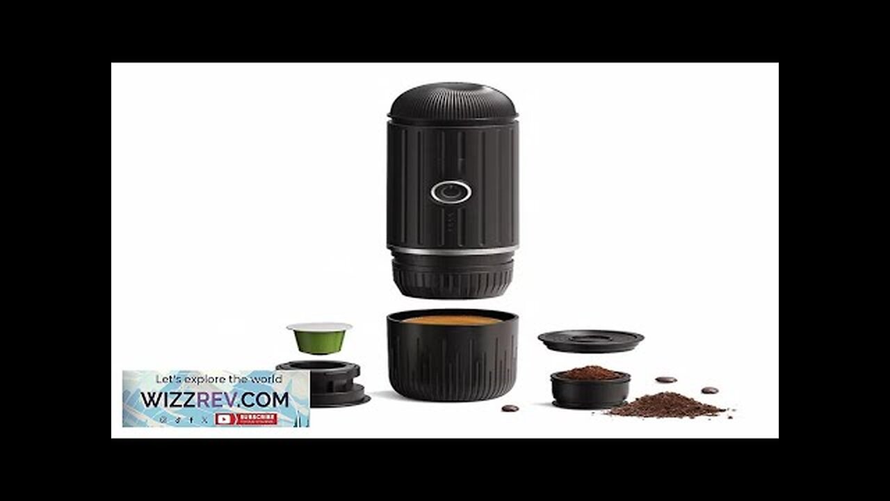 Portable Coffee Maker 19 Bar Wireless Espresso Machine NS Pods and Ground Review