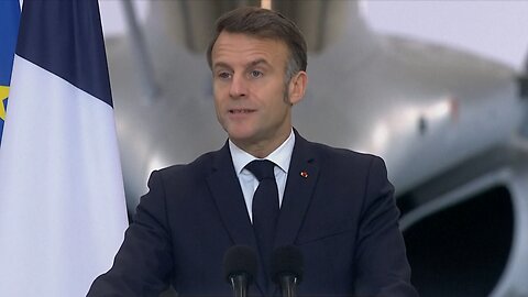 Macron pide más armas europeas y un aumento acelerado del gasto