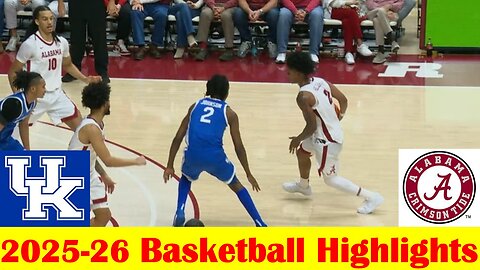 Kentucky vs #14 Alabama Basketball Game Highlights 1 3 2026