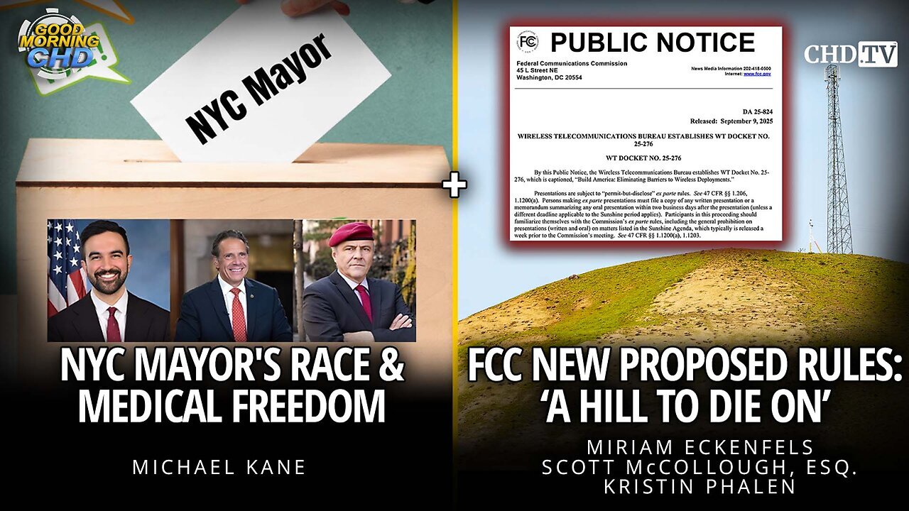 NYC Mayors Race & Medical Freedom + FCC New Proposed Rules: A Hill To Die On