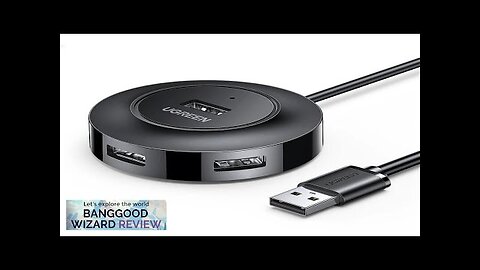 UGREEN CR106 USB2.0 Hub 4-Port HUB Docking Station for Desktop PC Laptop Review