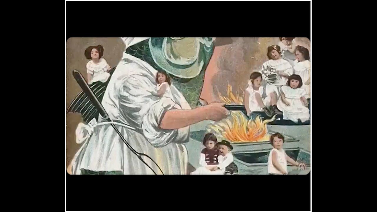 The mystery of the "Repopulation Postcards"...whats with all the babies? Where are the parents?