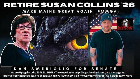 Susan Collins must go! Maine NEEDS YOU! Help us spread the Word!