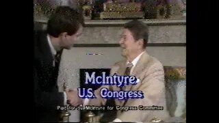 November 2, 1984 - President Ronald Reagan/Rick McIntyre for Congress Ad