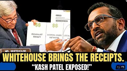 Kash Patel HUMILIATED by Sen. Whitehouse — ‘Unfit and Dangerous!’