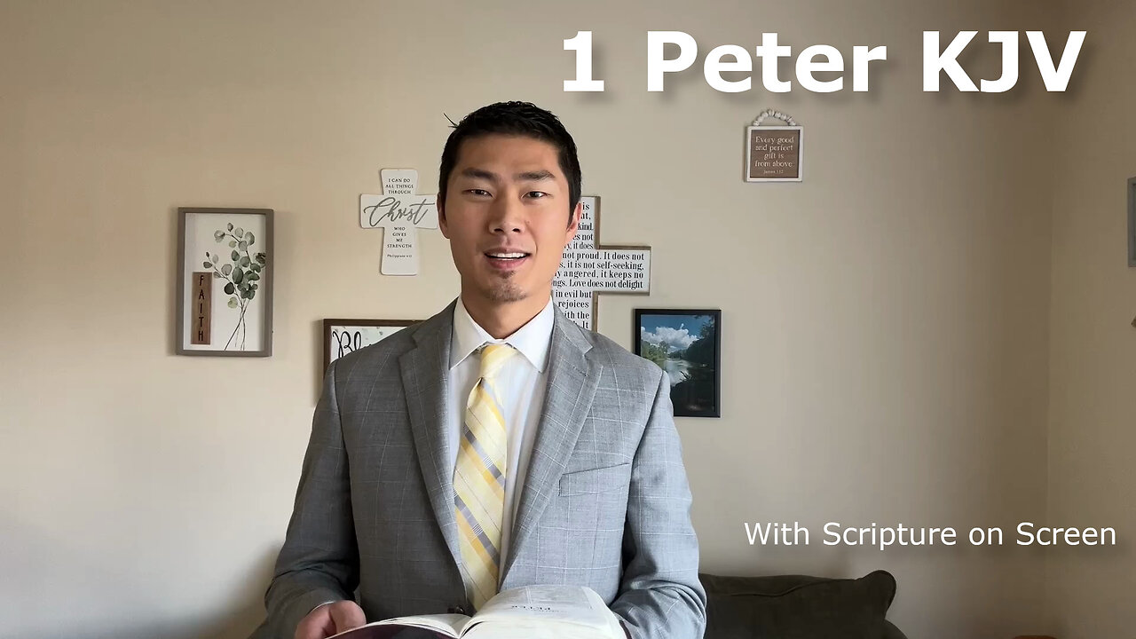 1 Peter KJV Audio Bible Reading with Scripture on Screen