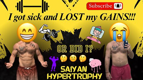 Did I lose ALL my gains?! (Getting Sick, Time Off, What REALLY happens) 💪🏼🤒