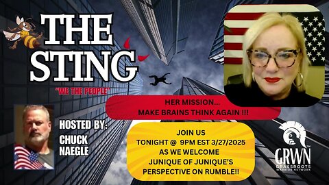 THE STING welcomes JUNIQUE'S PERSPECTIVE @ 9PM est on 3/27/2025