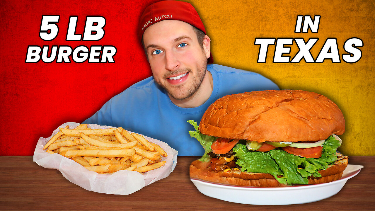 Attempting This Monster Bacon Cheeseburger Challenge in Texas