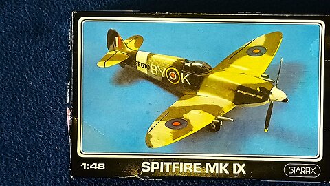 UNBOXING: STARFIX, SPITFIRE MK IX, 1:48, Art.-Nr. 709/10 (Used Kit, Missing parts?)