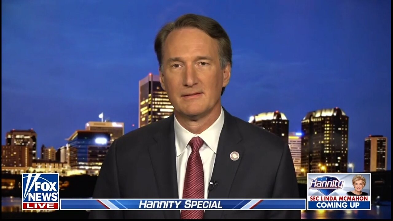 Gov Glenn Youngkin: Biden Turned America Into A Sanctuary Country