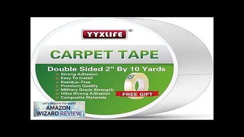 YYXLIFE Double Sided Removable Rug Tape Carpet Adhesive for Hardwood Floors Review