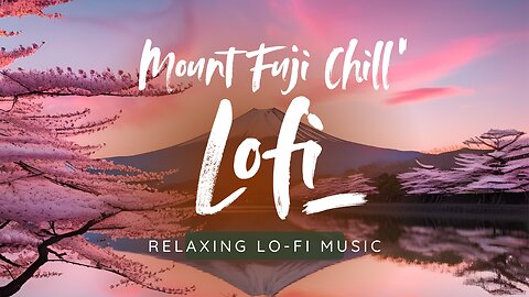 🌸 Relax by Mount Fuji 🗻 | 1 Hour of Lofi Beats & Calm Ambience 🌅✨