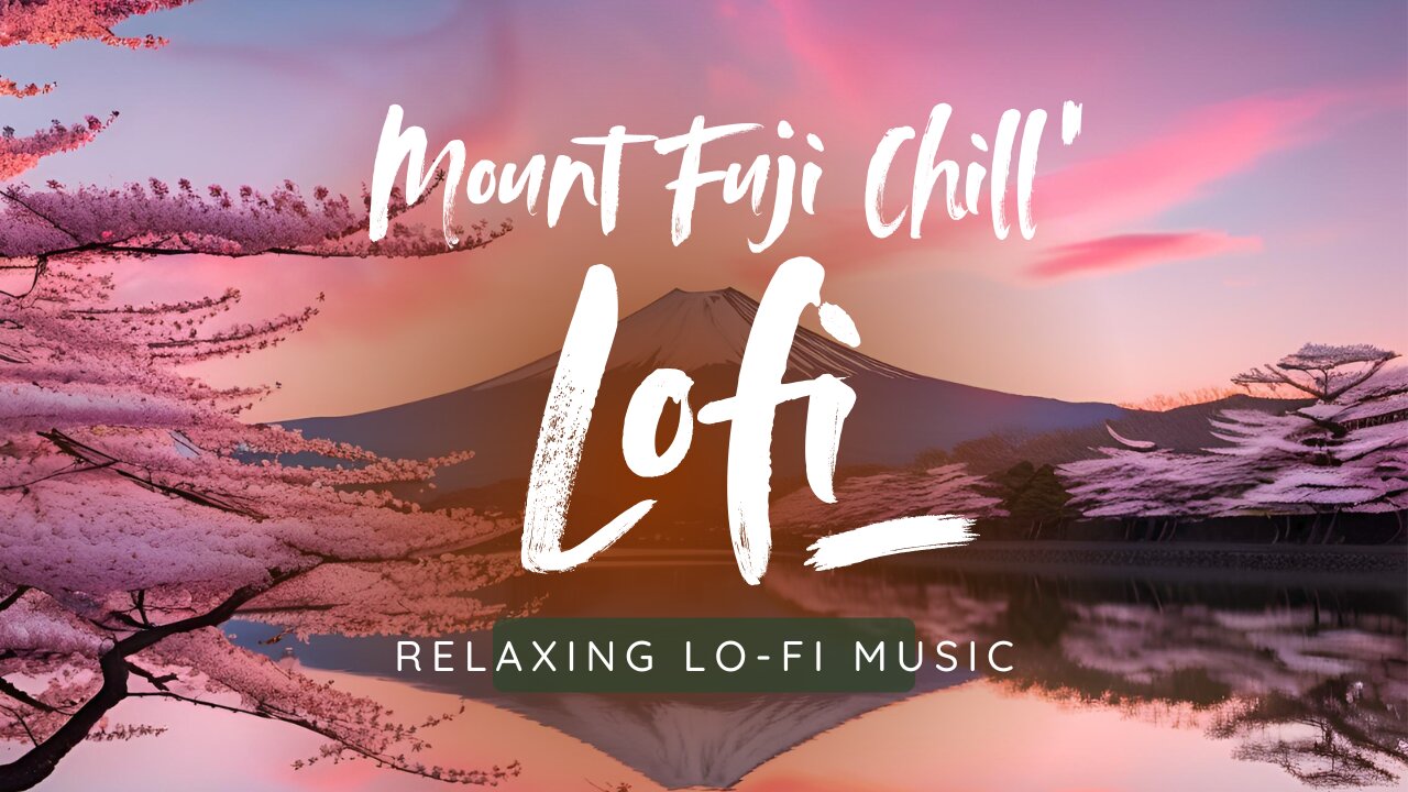 🌸 Relax by Mount Fuji 🗻 | 1 Hour of Lofi Beats & Calm Ambience 🌅✨