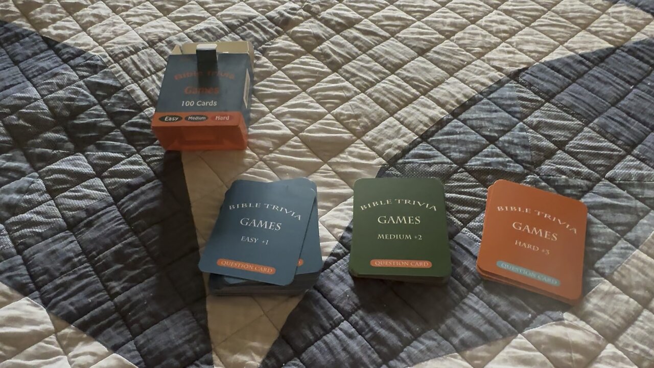 Bible Trivia Game Cards (link in description)