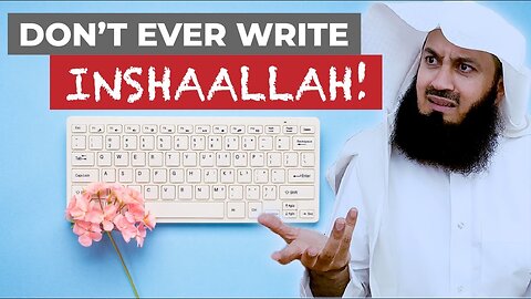 ❌ Don’t Ever Write INSHAALLAH! | Mufti Menk Explains the Correct Way