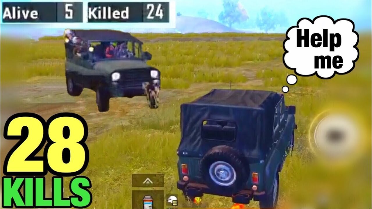 WHEN A FULL SQUAD CHASED MY CAR | BEST ENDING | PUBG MOBILE TACAZ