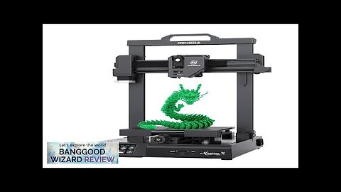 MINGDA Magician X 3D Printer 230x230x260mm Printing Size Support One Touch Smart Review