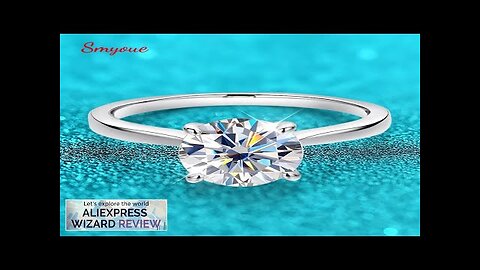 Smyoue White Gold 2ct 100% Moissanite Engagement Ring for Women S925 Sterling Review