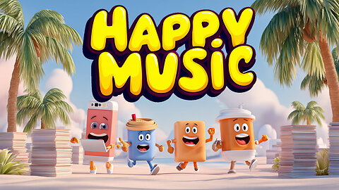 Happy Work & Study Music 🌴 Energetic Vibes for Focus and Joy