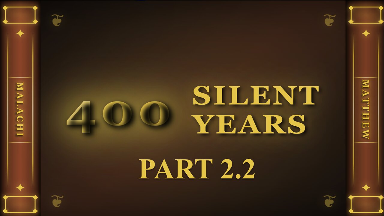 The 400 Silent Years -- Part 2.3 (ELIASHIB)