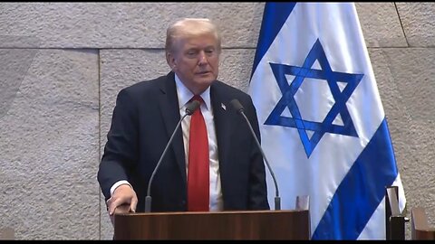 Trump Goes Off Script: Mr President Give Netanyahu A Pardon!