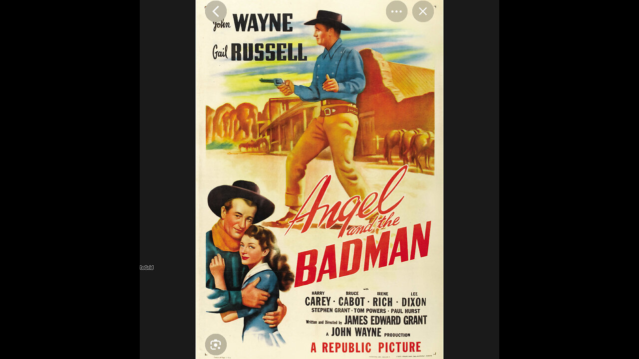CFM #45 John Wayne | Angel and the Badman (1947) Classic Western | Colorized Movie