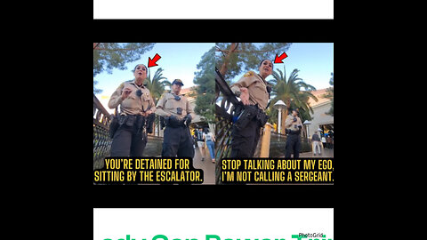 TPAS #35 Lady Cop Power Trip Falls Apart After Man Requests A Sergeant