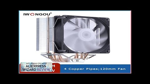 x99 Processor Cooler PWM 4Pin Cooling 4 Heatpipes Rgb Air Cooler Cpu Review