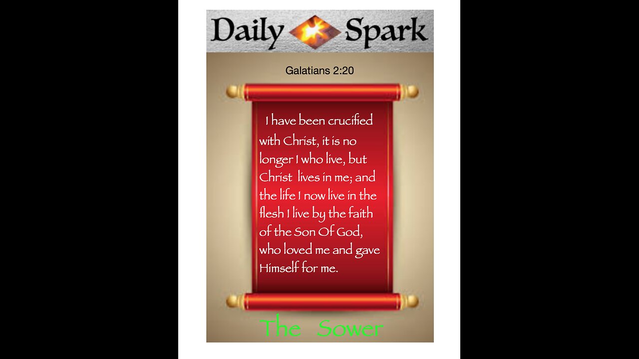 No longer I -- But CHRIST 5*