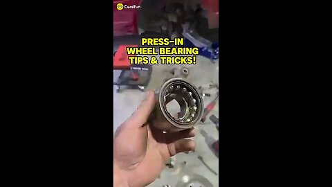 How to fix pressed on wheel bearings