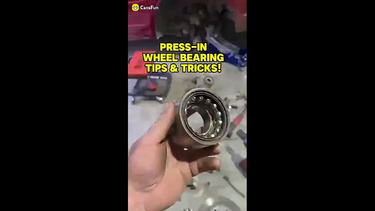 How to fix pressed on wheel bearings