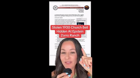 Stolen 1930s Church Bell Found At Epstein’s Zorro Ranch