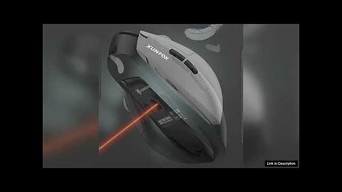 XUNFOX H8 Tri-mode Gaming Mouse PAW3311 Sensor 12000DPI 1000Hz 2.4G/BT/Wired E-sports Gamer Review