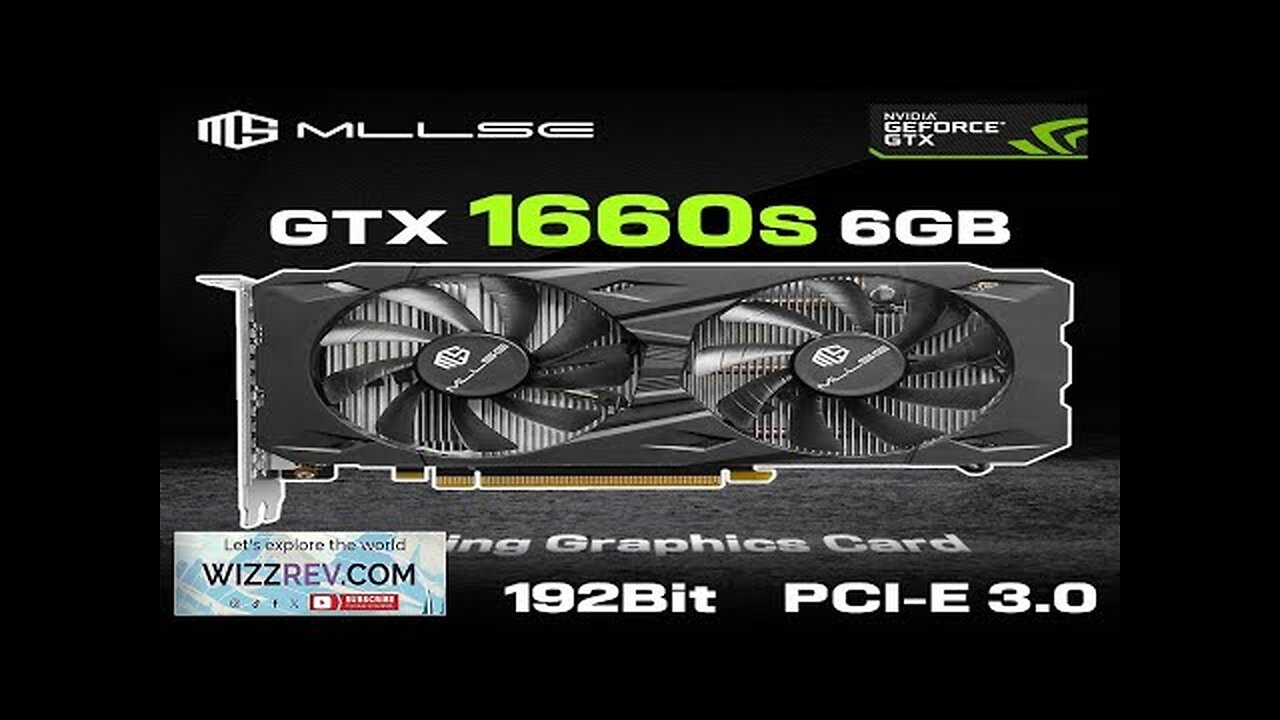 MLLSE Gaming Graphics Card GTX 1660 Super 6GB Placa De Video GDDR6 Review