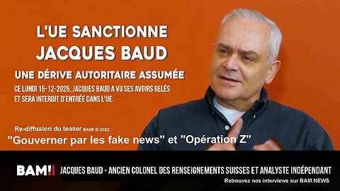L'UE sanctionne Jacques Baud : une dérive autoritaire assumée