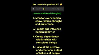 The Goals of AI by AI