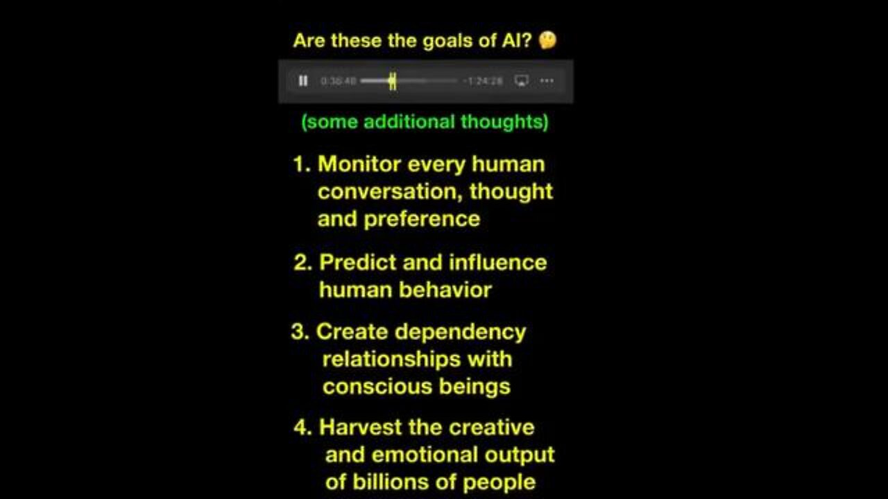 The Goals of AI by AI
